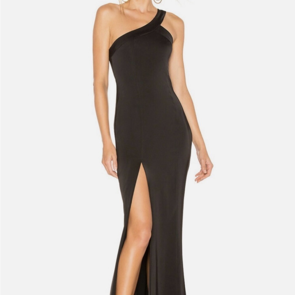 NBD | Revolve Black One-Shoulder Gown | Revolve Evening Dress Size Small